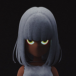 a girl against the x
