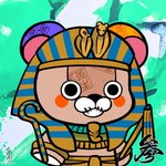 Calligraphy Art Bear 3