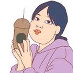 Hana@Aquarium line art