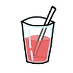 Cup of glass