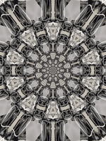 Oshaburi Kitchin's Kaleidoscope Art Polygon