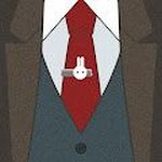 Rabbit in a suit