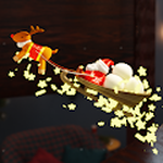 Santa and Mont Blanc cake!